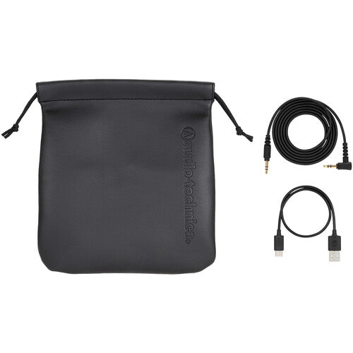 Audio-Technica Consumer Wireless Over-Ear Headphones with 45mm Drivers and Microphone/USB-C