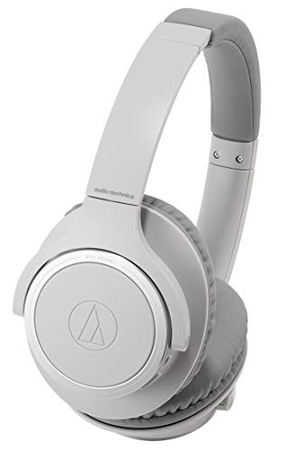 Audio-Technica ATH-SR30BTGY Bluetooth Wireless Over-Ear Headphones, Natural Gray