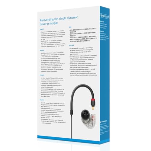 Sennheiser IE 100 PRO In-Ear Monitoring Headphones (Clear)