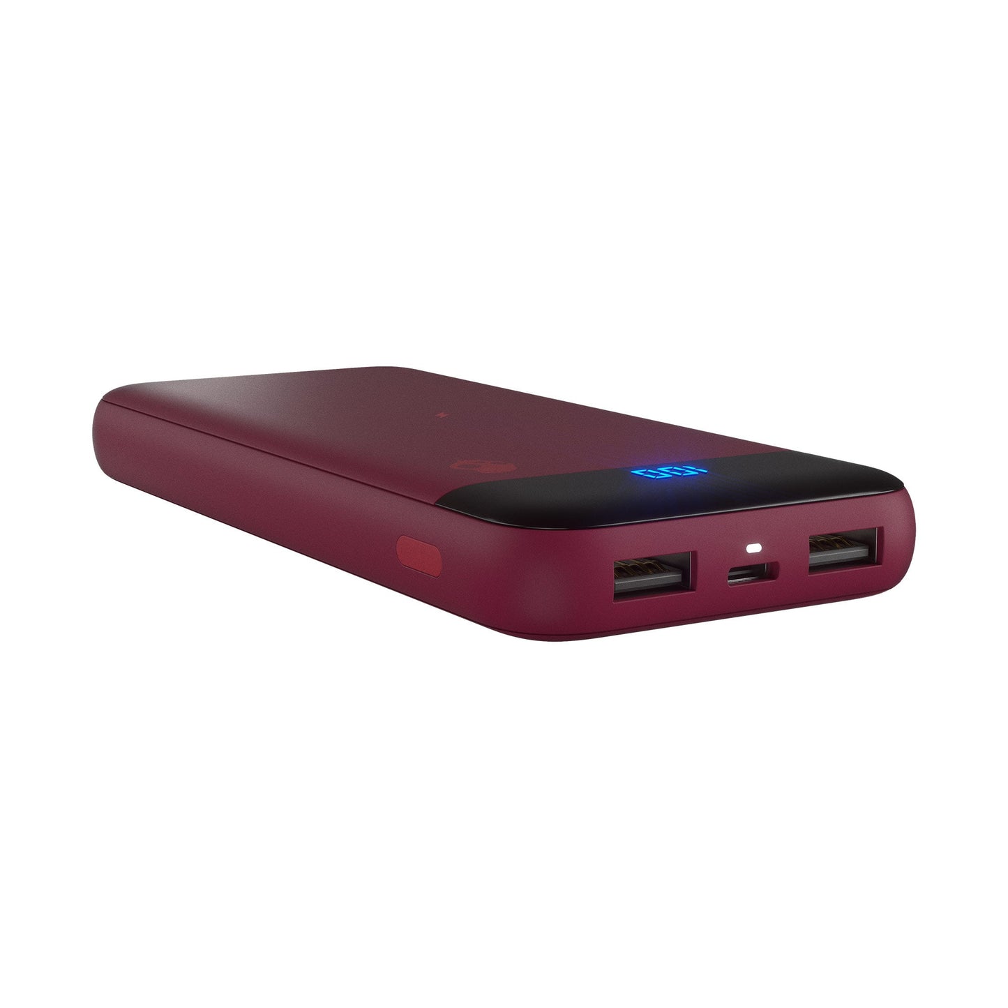 Skullcandy Stash Fuel 10,000 mAh Portable Battery Pack - Deep Red