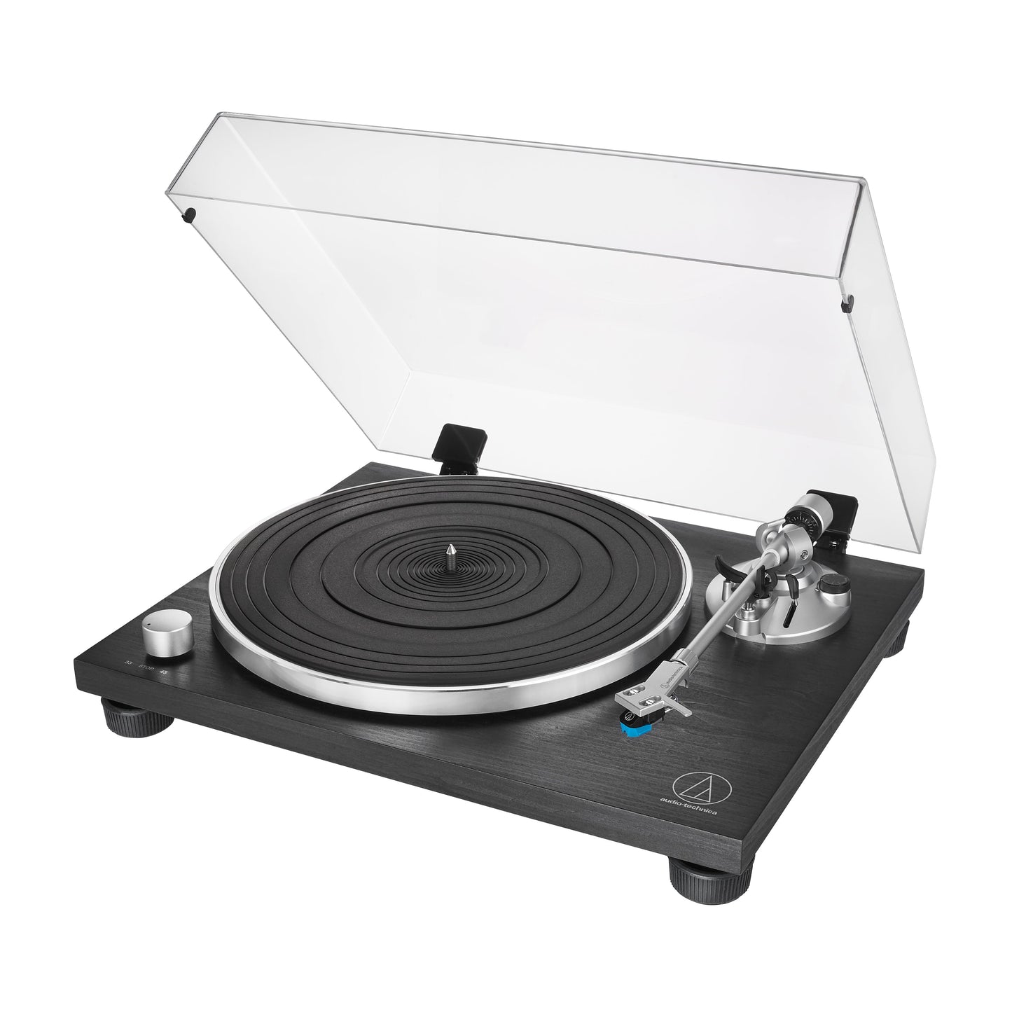 Audio Technica AT-LPW30BKR Fully Manual Belt-Drive Turntable