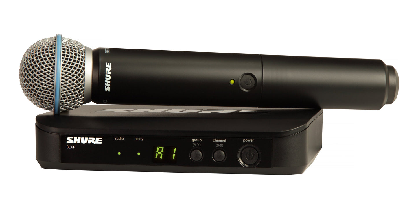 Shure BLX24/B58 Wireless Handheld Microphone System with Beta 58A Capsule