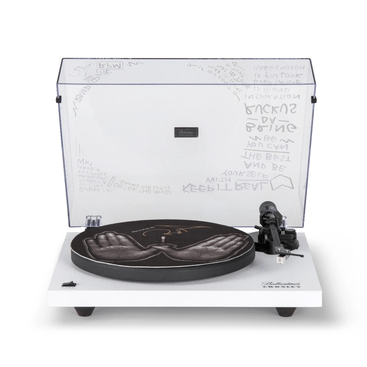 Crosley BALLANTINE'S X RZA C6 Record Player, White
