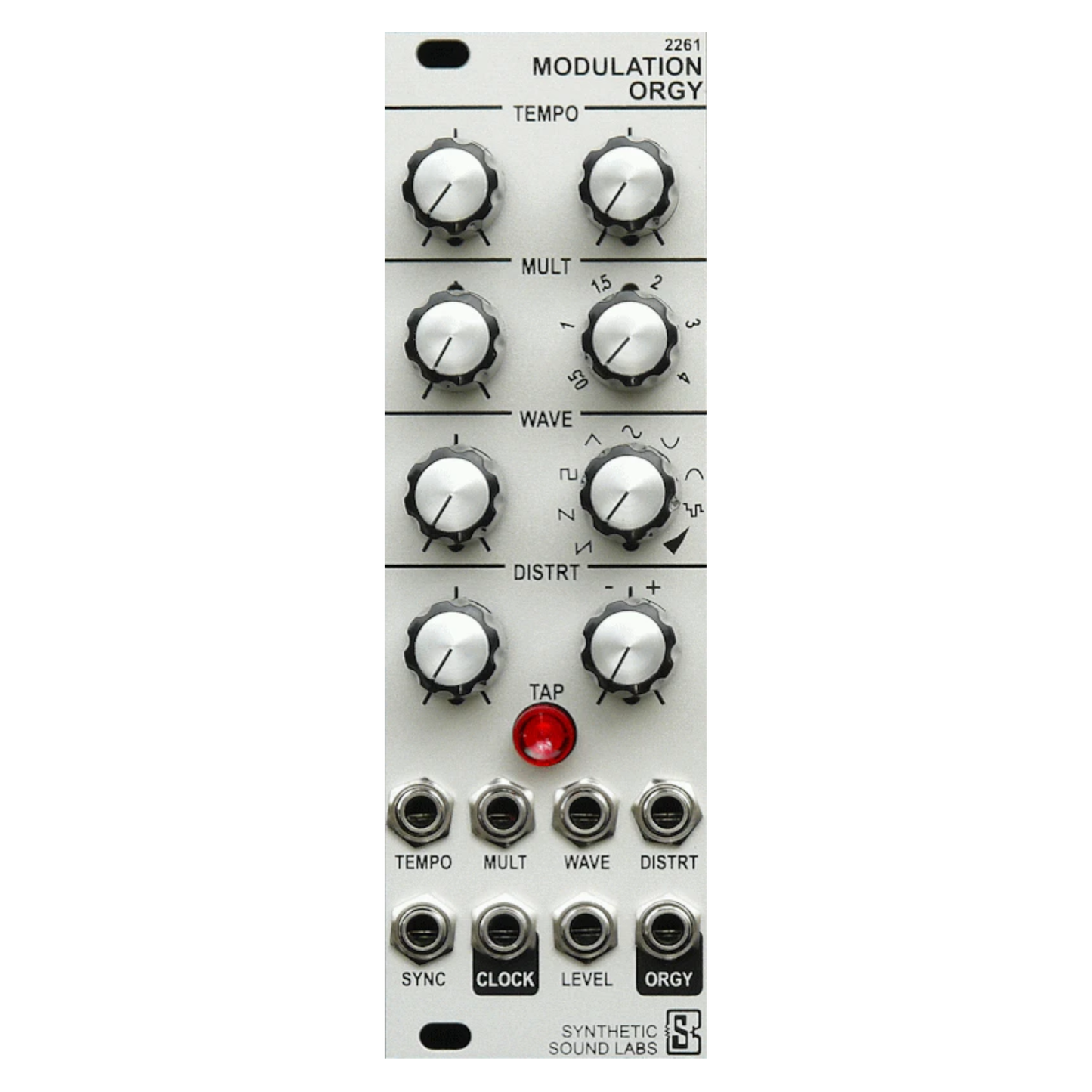 Synthetic Sound Labs - Modulation Orgy LFO – Model 2261 Silver