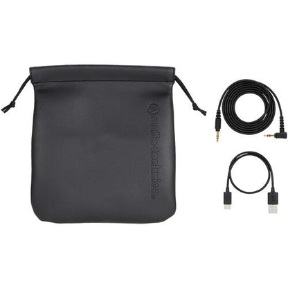 Audio-Technica Consumer Wireless Over-Ear Headphones with 45mm Drivers and Microphone/USB-C