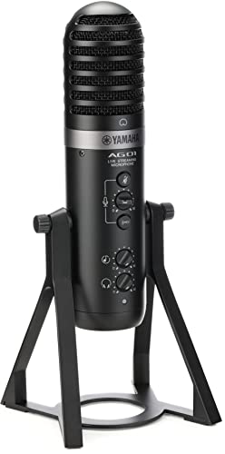 Yamaha AG01 Live Streaming USB Microphone (Black)
