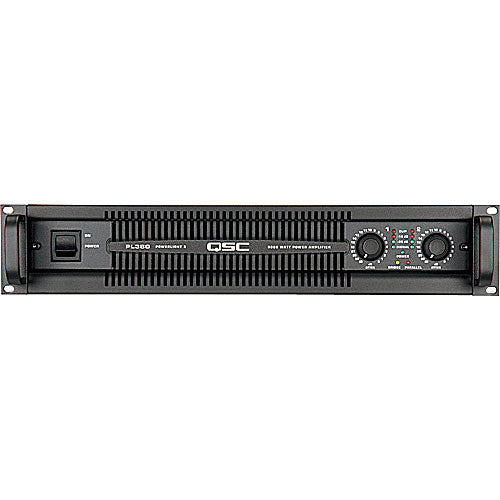 QSC PL380 PowerLight 3 Series 1500 Watt Professional Power Amplifier