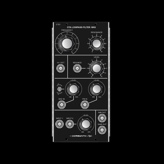Corsynth - C101: OTA Lowpass Filter MKII