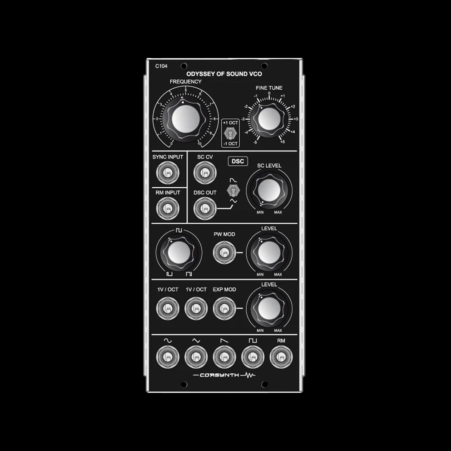 Corsynth - C104: Odyssey of Sound VCO