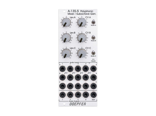 Doepfer - A-135-5 Polyphonic Voltage Controlled Mixer / Suboctave Generator