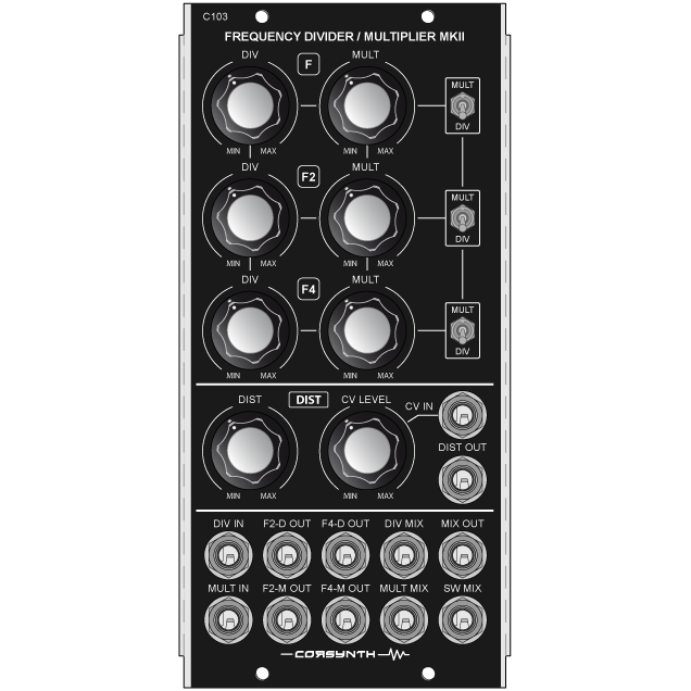 Corsynth - C103: Frequency Divider / Multiplier MKII