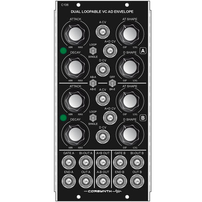 Corsynth - C106: Dual Loopable VC AD Envelope & More