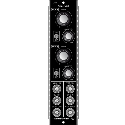 Corsynth - C108: Dual VCA