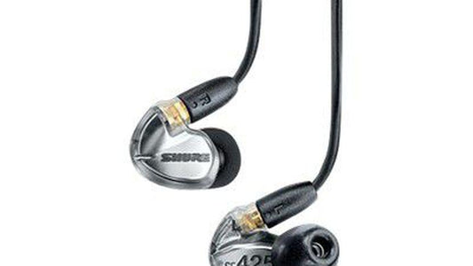 Shure SE425 Sound Isolating Earphones in Metallic Silver